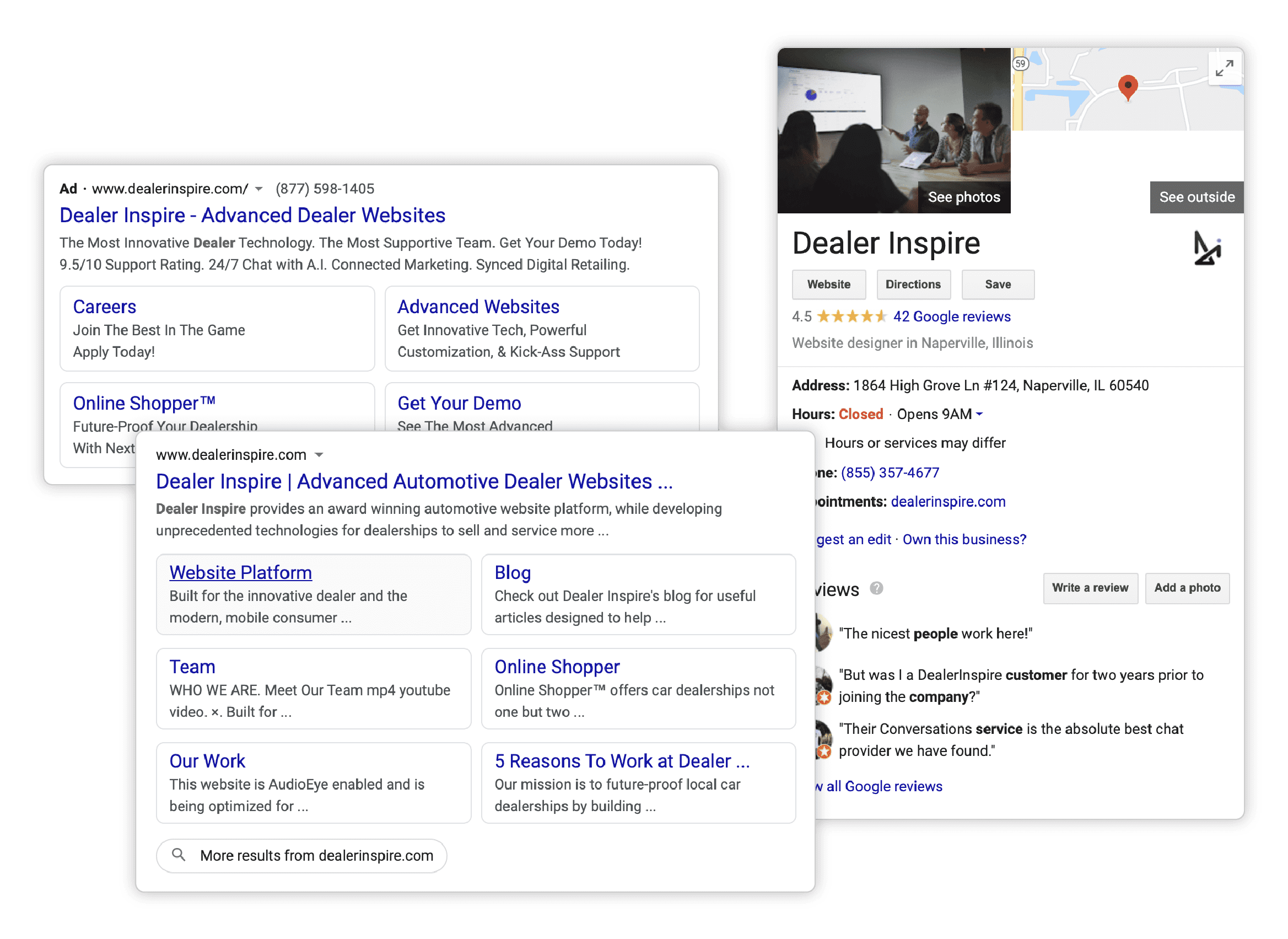 Changes to the way sitelinks are displayed in Google Search Results